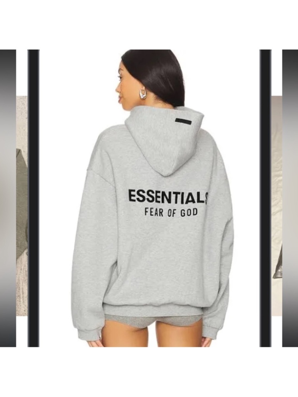 Fear of God Essentials Hoodie | Light Heather Grey | Men’s XL - Picture 9 of 10
